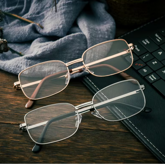 Men Retro Metal Frame